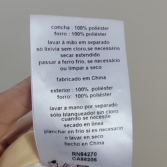 David’s Yellow Spaghetti Straps V-neck Midi Bridal Women's Dress Size 14 - Picture 9 of 9